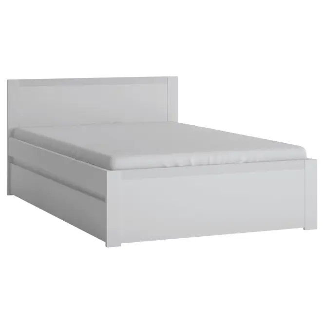Posteľ Novi NVIZ02 120 1S biela alpin/pvc biela supermat