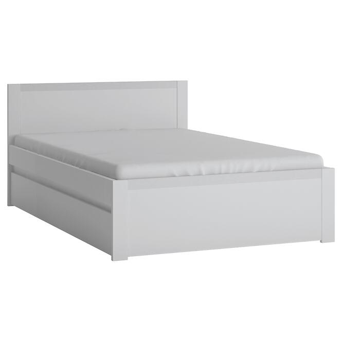 Posteľ Novi NVIZ02 120 1S biela alpin/pvc biela supermat