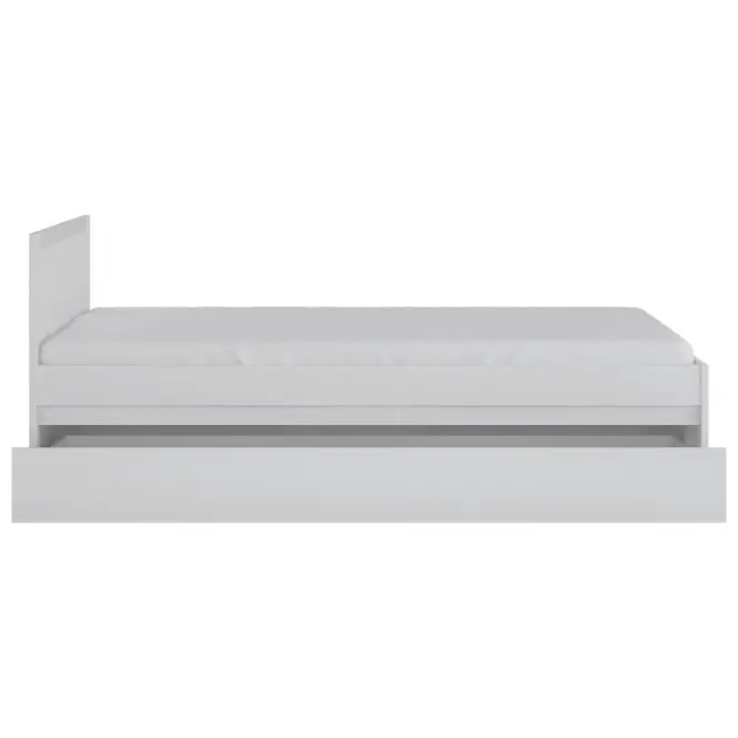 Posteľ Novi NVIZ02 120 1S biela alpin/pvc biela supermat,3