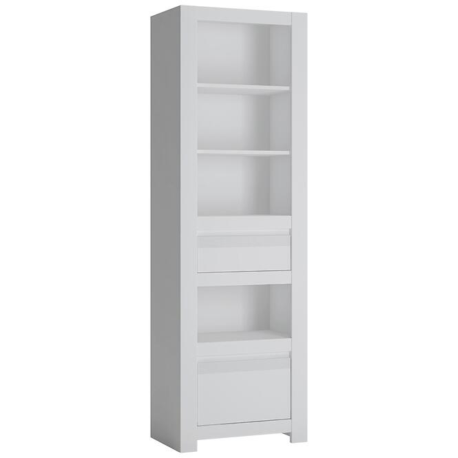 Regál Novi NVIR01 2S biela alpin/pvc biela supermat