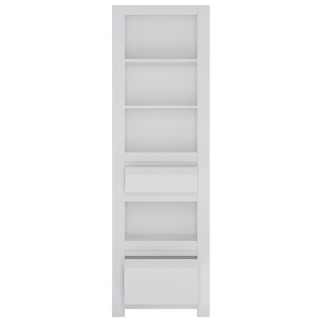 Regál Novi NVIR01 2S biela alpin/pvc biela supermat