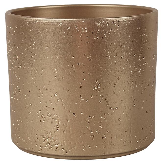 Obal na kvetináč Pillar Lava 21 cm gold effekt