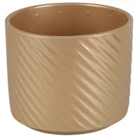 Obal na kvetináč SpirelliI 990 16 cm zlatá perlový