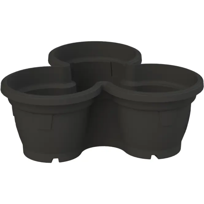 Kvetináč RP308 38,5x38,5x17 antracit