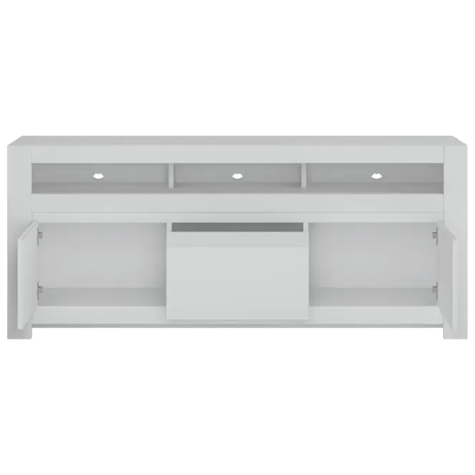 Komoda RTV Novi NVIF01 2D1S biela alpin/pvc biela supermat