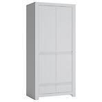Skriňa Novi NVIS02 2D2S biela alpin/pvc biela supermat