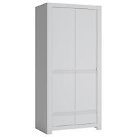 Skriňa Novi NVIS02 2D2S biela alpin/pvc biela supermat