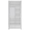 Skriňa Novi NVIS02 2D2S biela alpin/pvc biela supermat,3