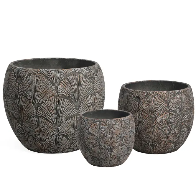 Kvetináč 102567 27x22.5 rustic tan