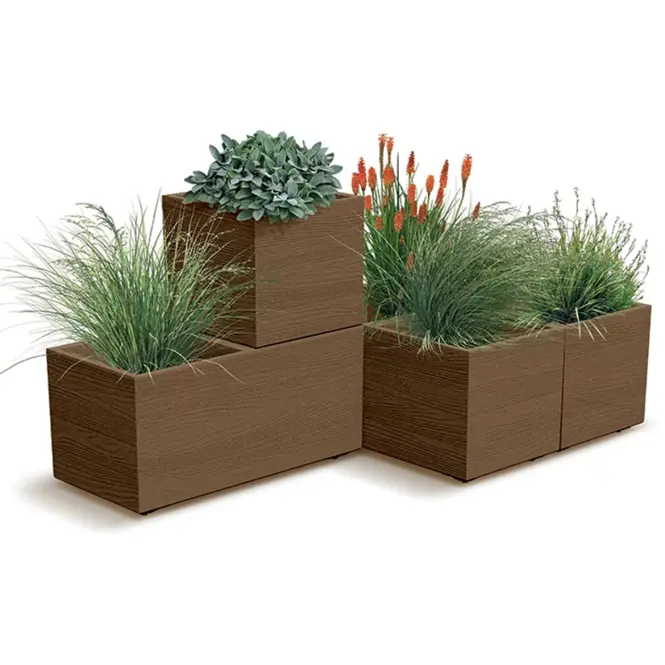 Kvetináč Madera Eco Wood DMA600W 4665W,3