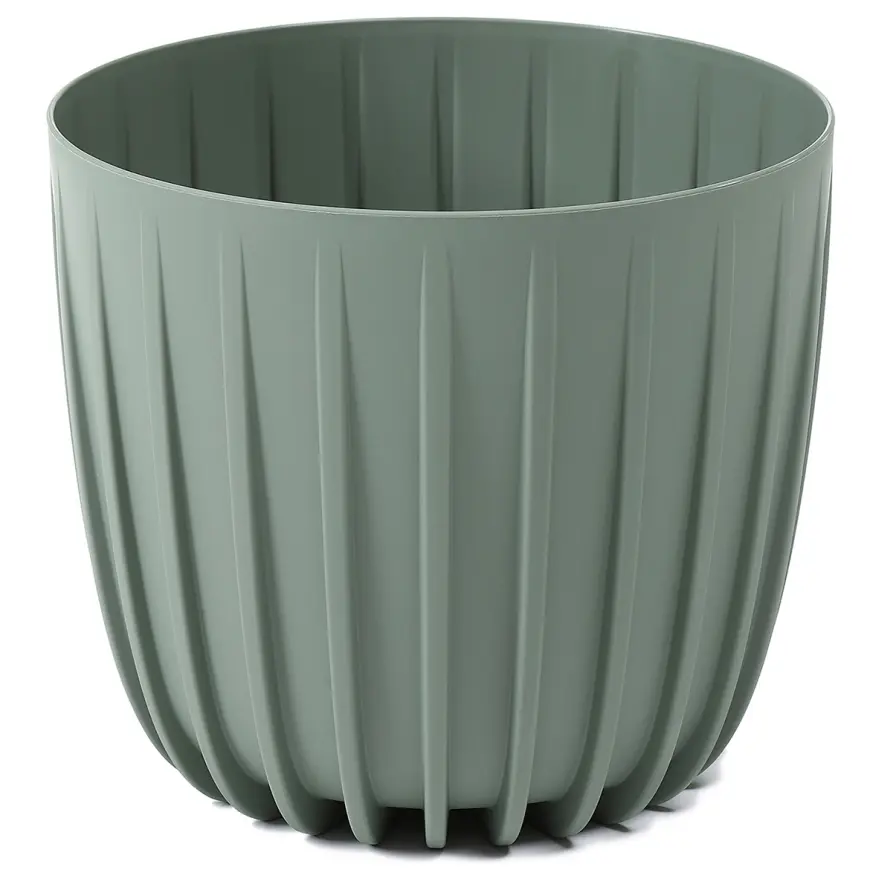 Obal na kvetináč Mira 130 Recycled sivozelená LA514-87