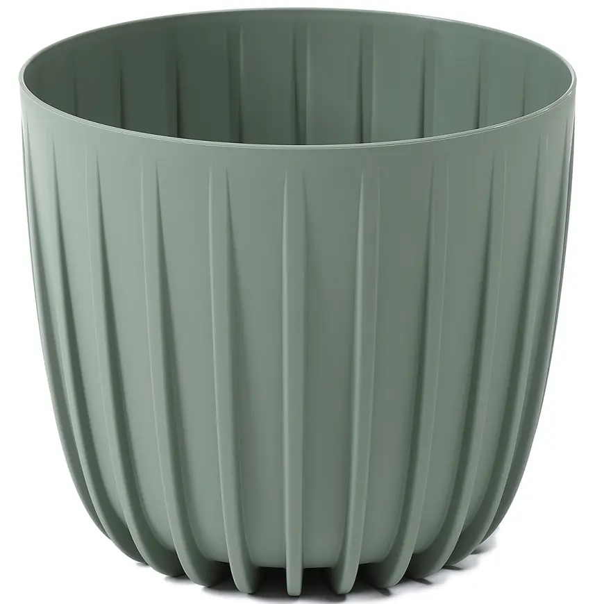 Obal na kvetináč Mira 180 Recycled sivozelená LA516-87