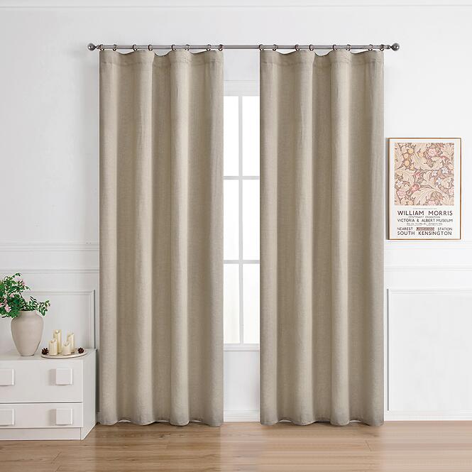 Závesový materiál NORI 008/165GSM hnedý 150 Tovar na mieru