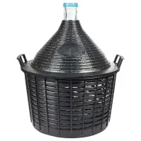 Demižón na víno 25 l v plastovom košíku