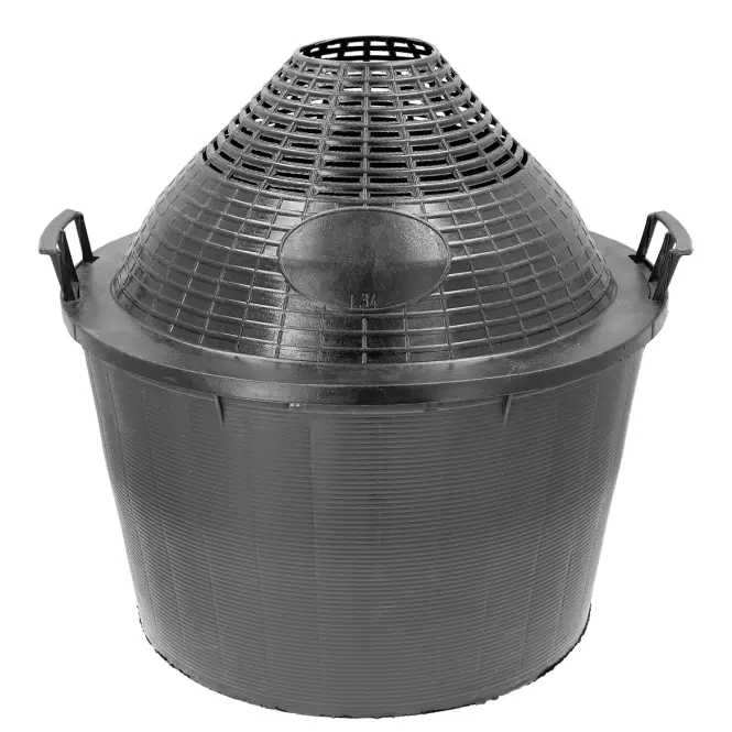 Demižón na víno 34 l v plastovom košíku
