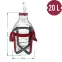 Demižón na víno ľahký, nerozbitný, s popruhmi 20 l,3