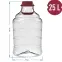 Demižón na víno ľahký, nerozbitný, s úchytom 25 l,3