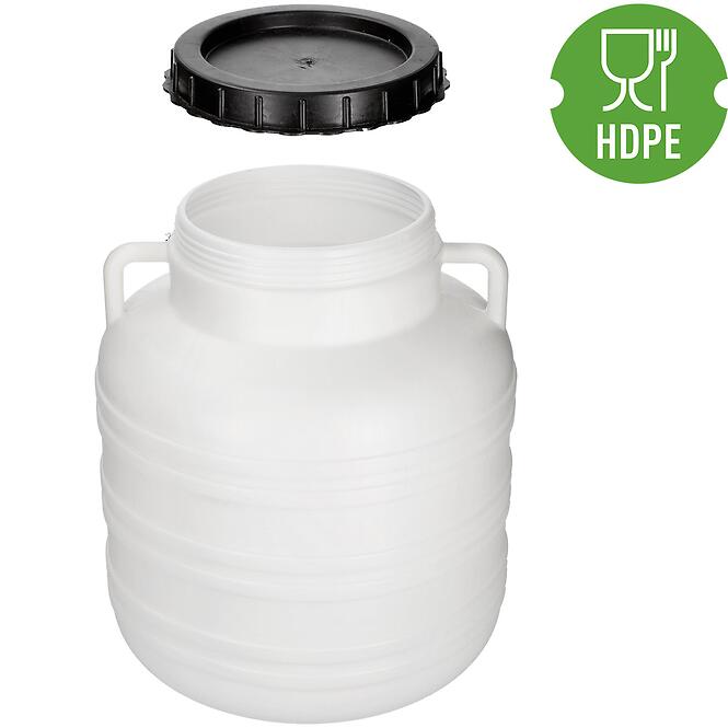 Sud na kvasenie – biely, úchyty 30 l,3