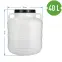 Sud na kvasenie – biely, úchyty 40 l,2