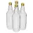 Fľaša 700 ml na alkohol s uzáverom na závit - 4 ks