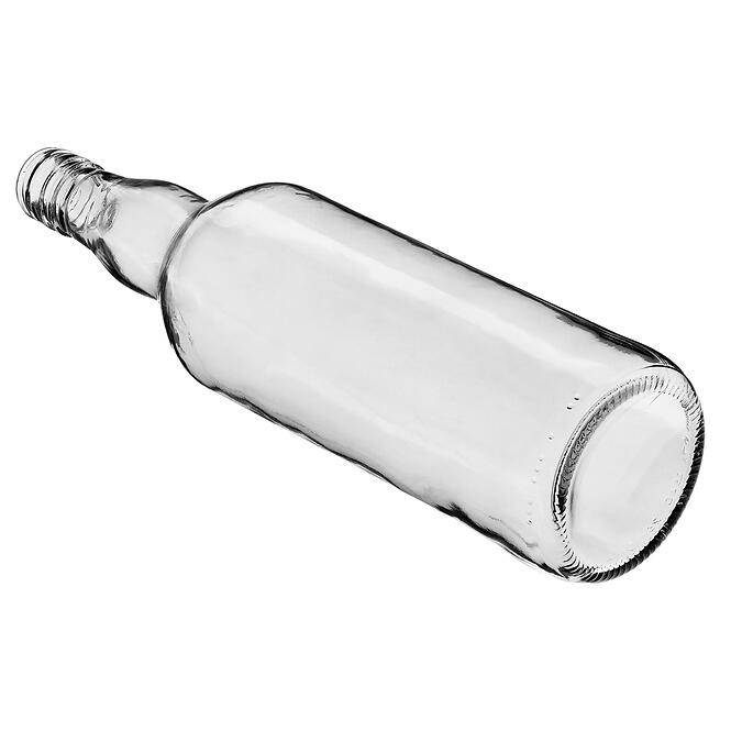 Fľaša 700 ml na alkohol s uzáverom na závit - 4 ks
