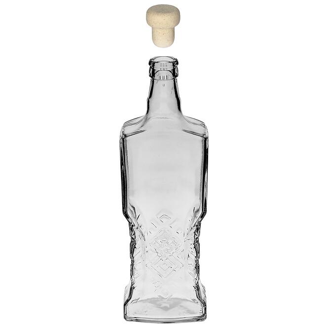 Fľaša ukrajinka 700 ml s korkom
