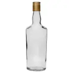 Fľaša na whisky 500 ml s uzáverom na závit