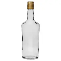 Fľaša na whisky 500 ml s uzáverom na závit
