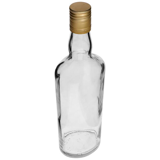Fľaša na whisky 500 ml s uzáverom na závit