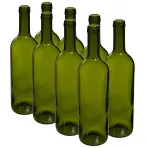 Fľaša oliva 750 ml na víno bordeaux - 8 ks