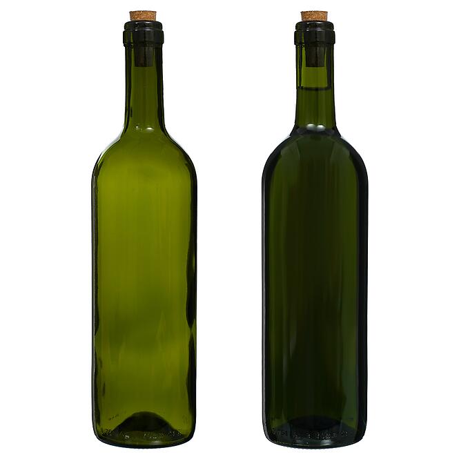 Fľaša oliva 750 ml na víno bordeaux - 8 ks