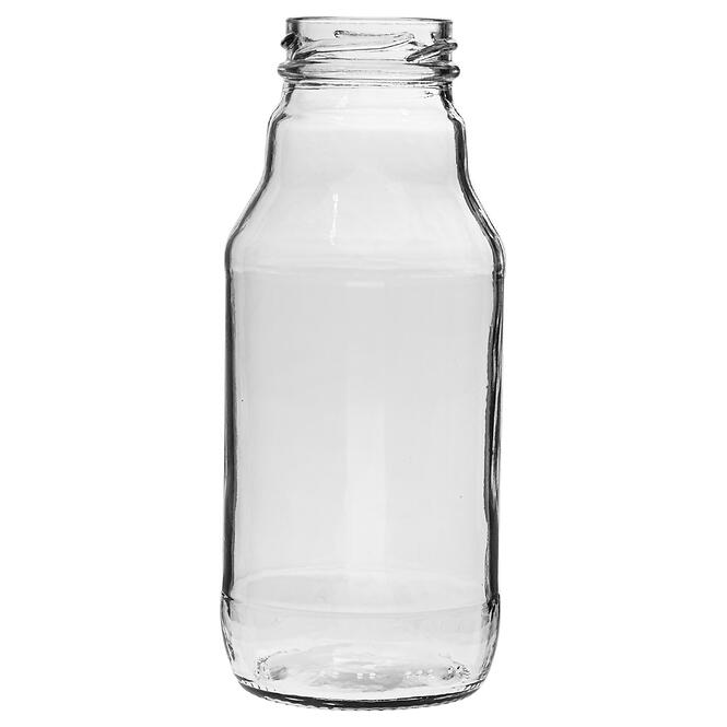 Fľaša na šťavu 330 ml s uzáverom na závit fi43 - 6 ks