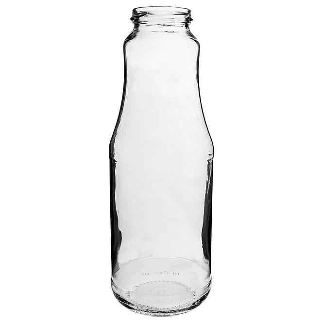 Fľaša na šťavu 750 ml s uzáverom na závit, fi43 - 6 ks