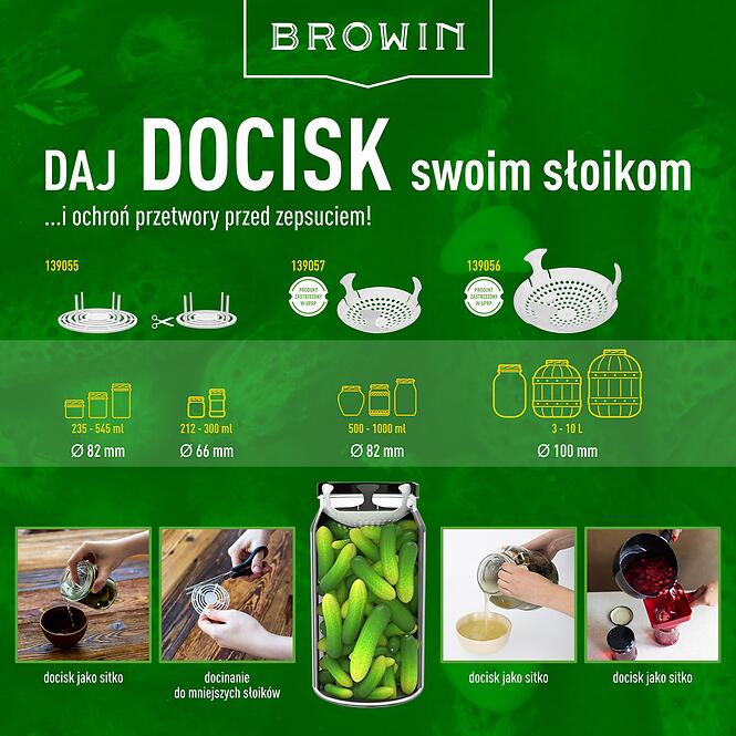 Prítlačné sitko na zaváraniny - 1  ks