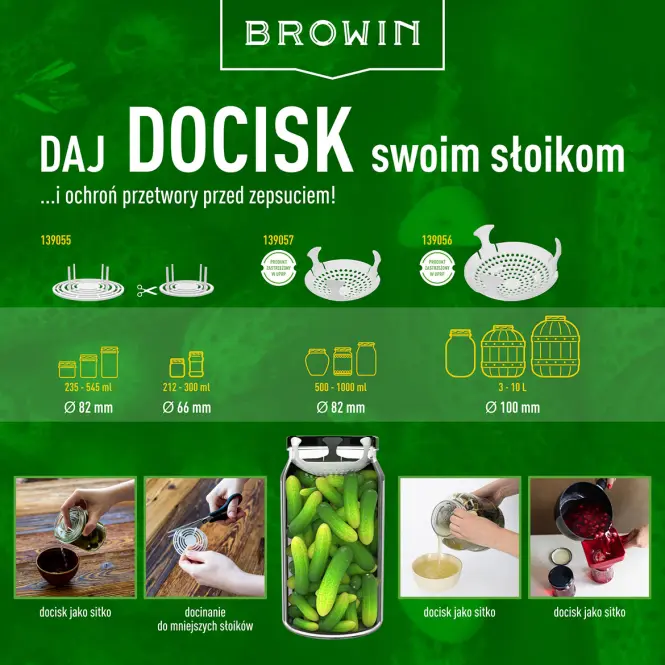 Prítlačné sitko na zaváraniny - 1  ks,4