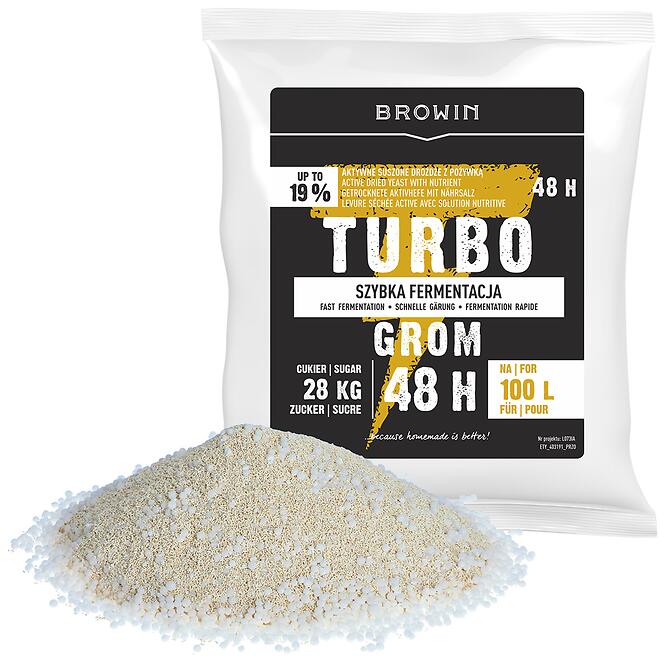 Liehovarnícke kvasnice turbo grom 48h 100 l - 510 g