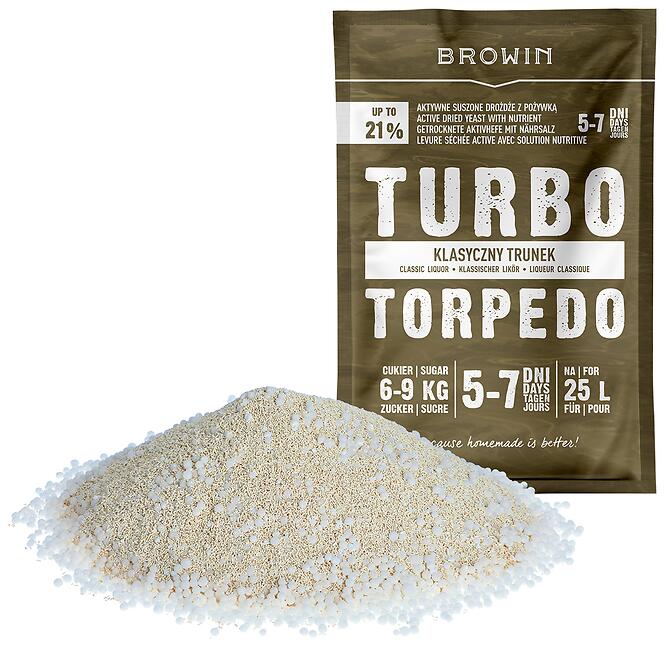 Liehovarnícke kvasnice turbo torpedo 5-7 dní 21% 100 g