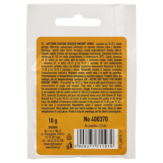 Vínne kvasnice enovini® honey 10 g