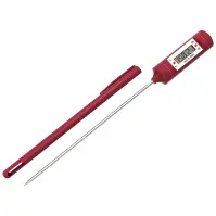 Digitálny kuchynský teplomer LCD (-20/250 °C) červený