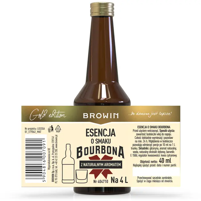 Esencia s príchuťou Bourbon 40 ml