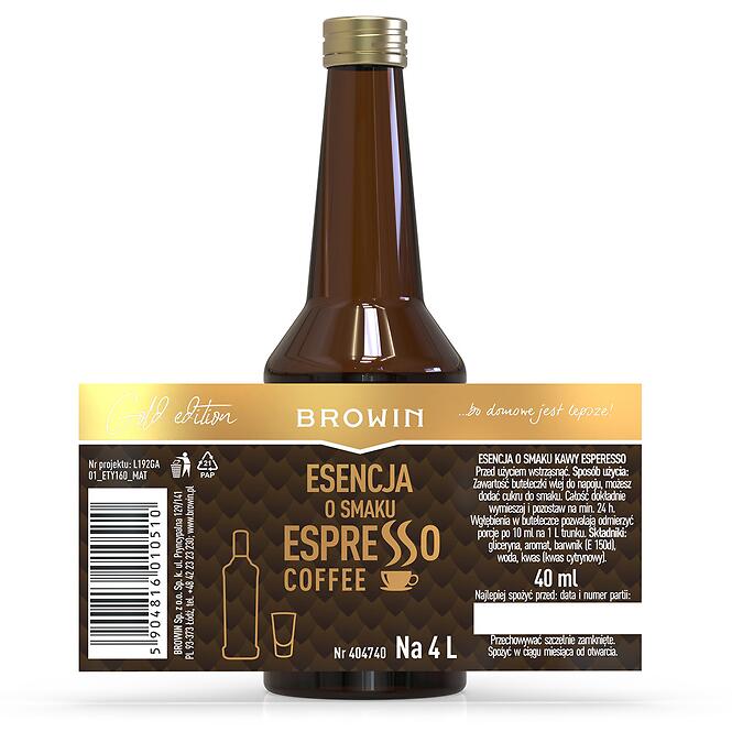 Esencia s príchuťou espresso 40 ml