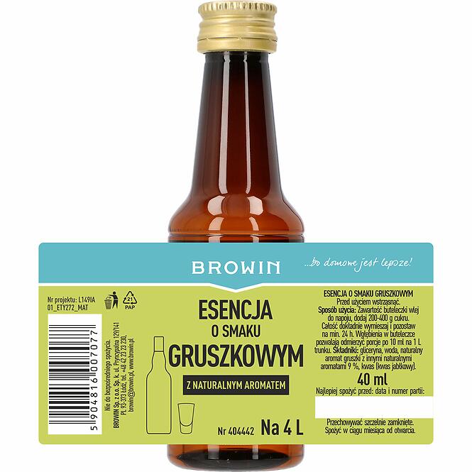 Esencia s príchuťou hruška 40 ml
