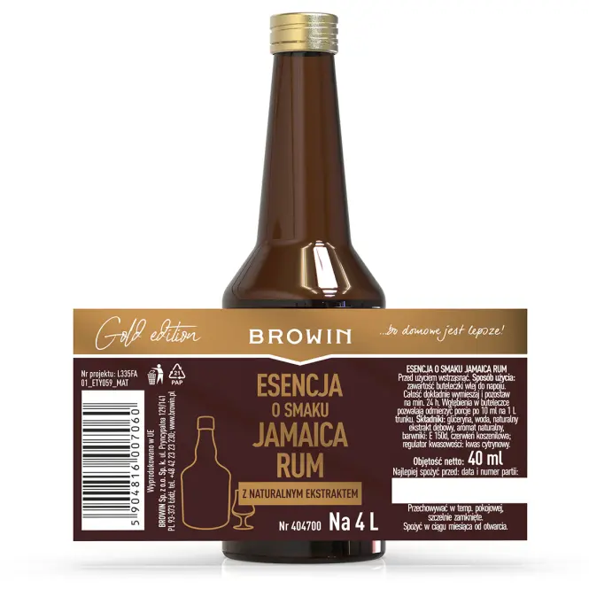 Esencia s príchuťou Jamaica Rum 40 ml