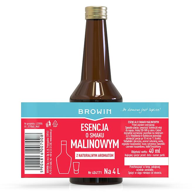 Esencia s príchuťou malina 40 ml