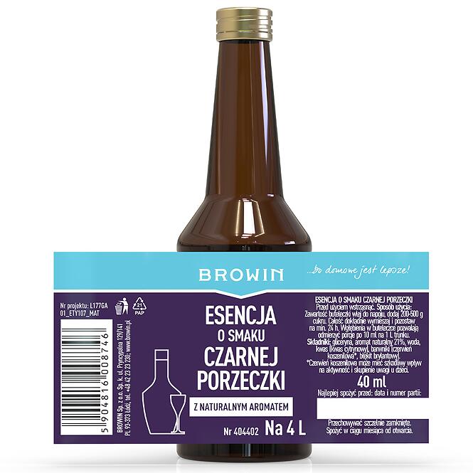 Esencia s príchuťou čierna ríbezľa 40 ml