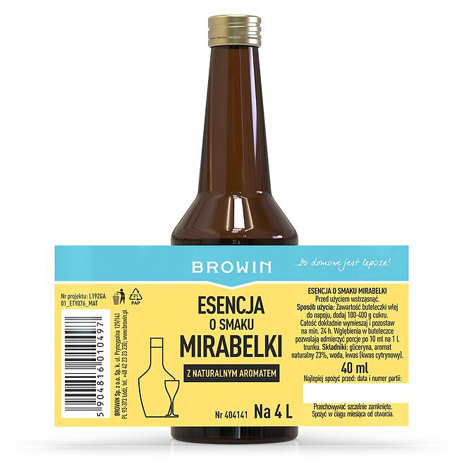 Esencia s príchuťou mirabeliek 40 ml