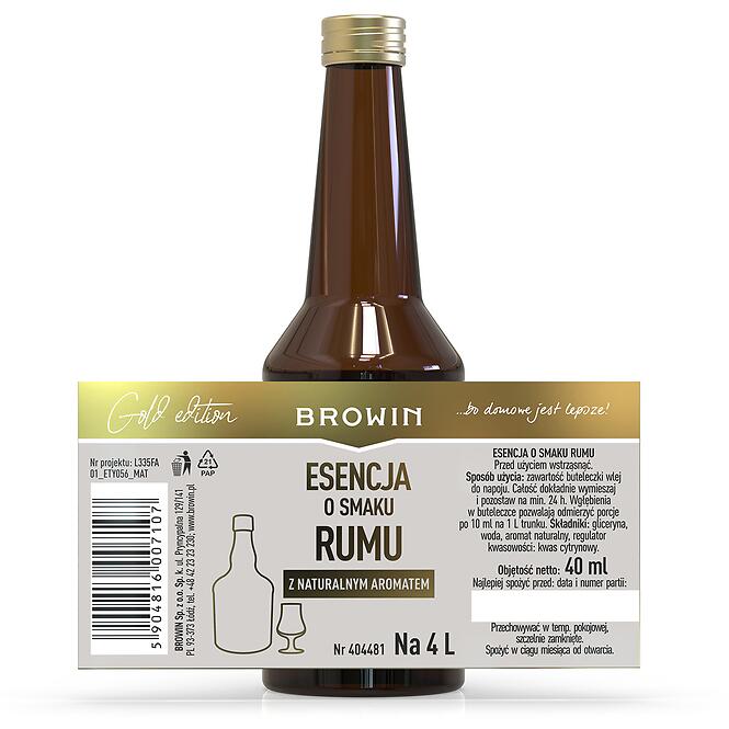 Esencia s príchuťou rumu 40 ml