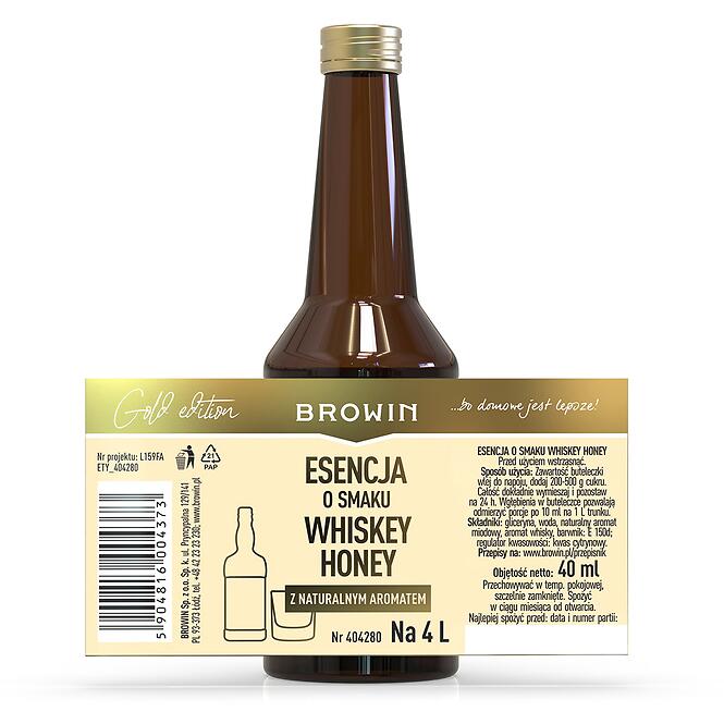 Esencia s príchuťou Whiskey Honey na 4 l - 40 ml