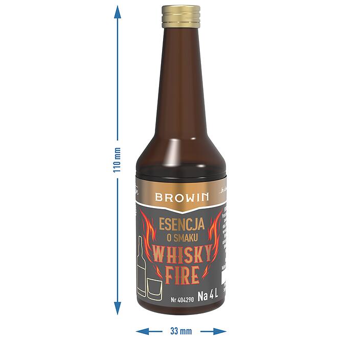 Esencia s príchuťou Whisky Fire na 4 l - 40 ml