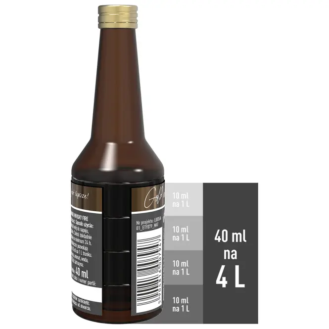 Esencia s príchuťou Whisky Fire na 4 l - 40 ml